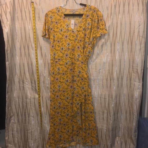 💞HP💞 Loft PLUS shift wrap dress melody garden - Picture 3 of 8